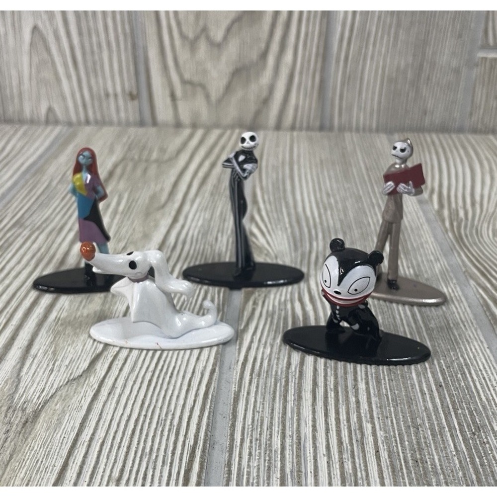 Disney Nightmare Before Christmas Nano Metalfigs 5-Piece Die-Cast Figure Set